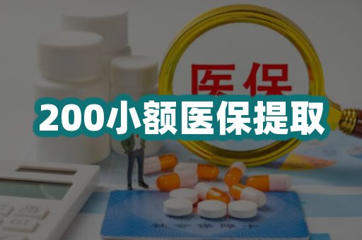 200小额医保提取